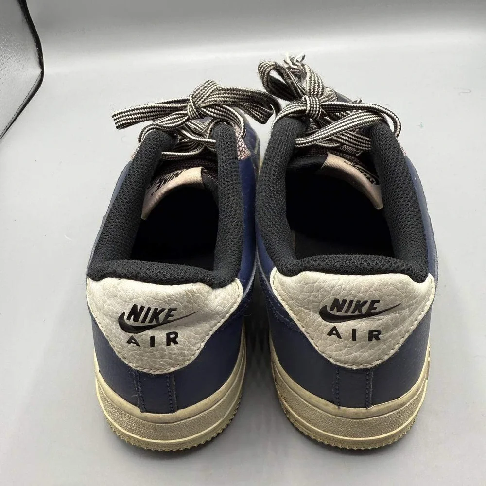 Nike Air Force 1 LV8 4‎ Sneaker Shoes Youth 5.5Y Midnight Navy CN5715-400